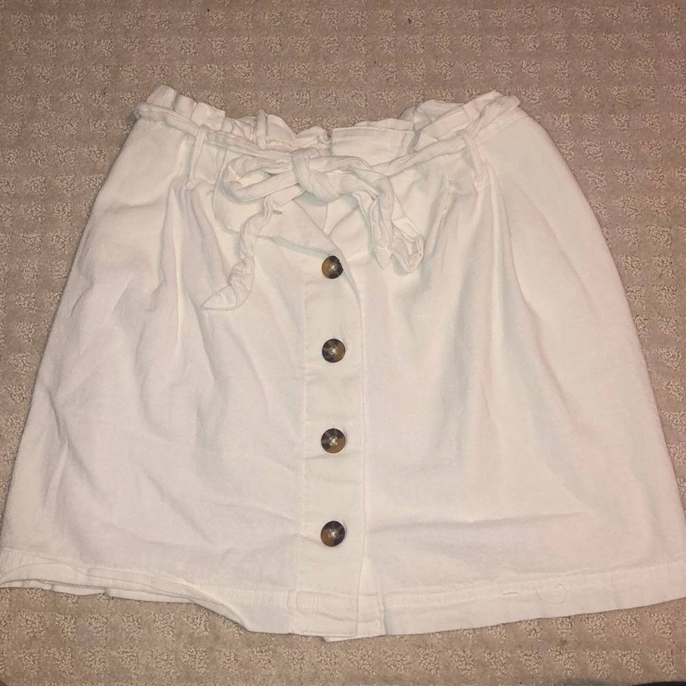 White skirt